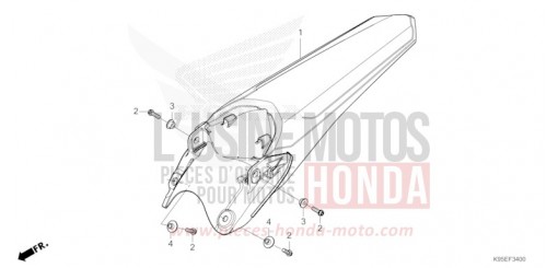 GARDE-BOUE ARRIERE CRF250RR de 2024